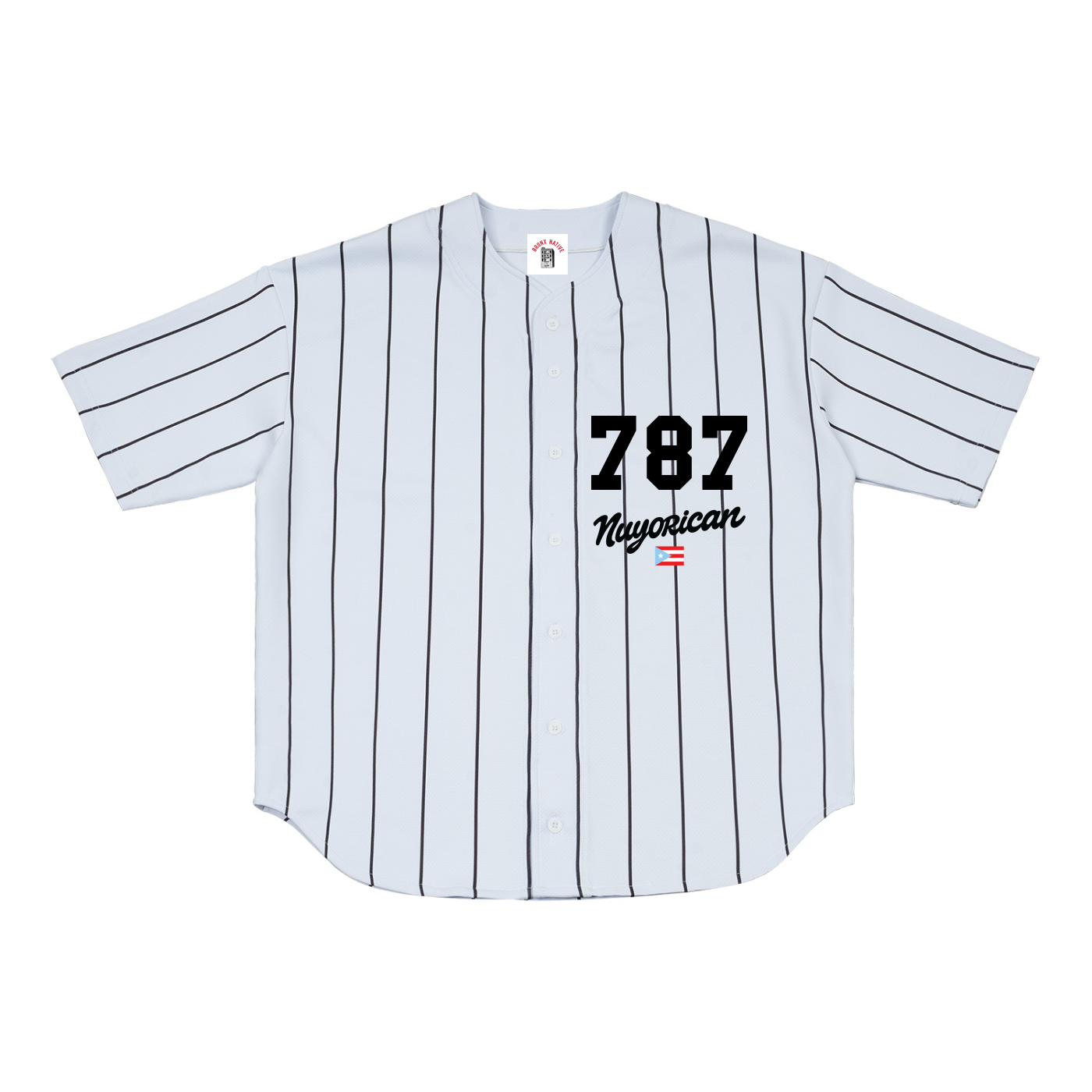 Bronx Coqui 787 Nuyorican Pinstripe Baseball | Bronx Native