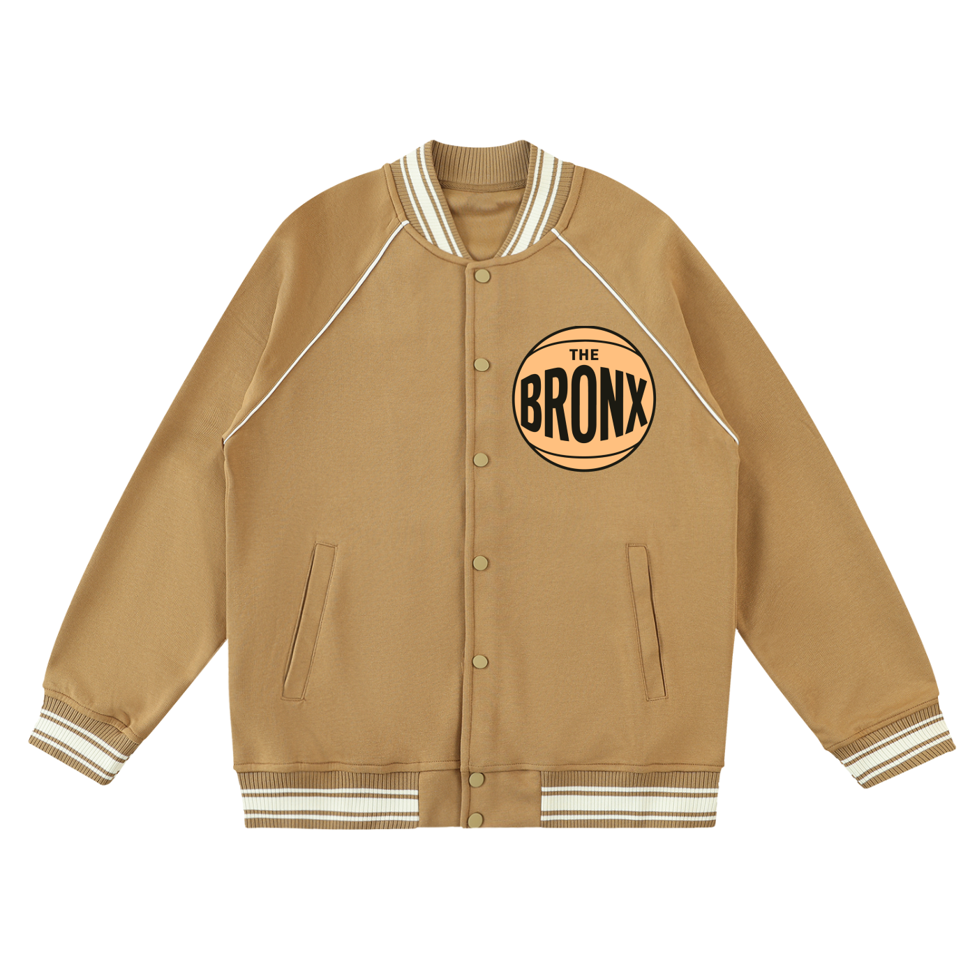 Bronx Basketball Finals Varsity Jacket Khaki | Bronx Native