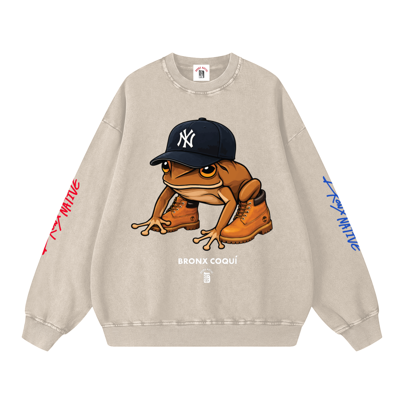 Bronx Coqui PR Snow Washed Oversized | Bronx Native – Bronx Native