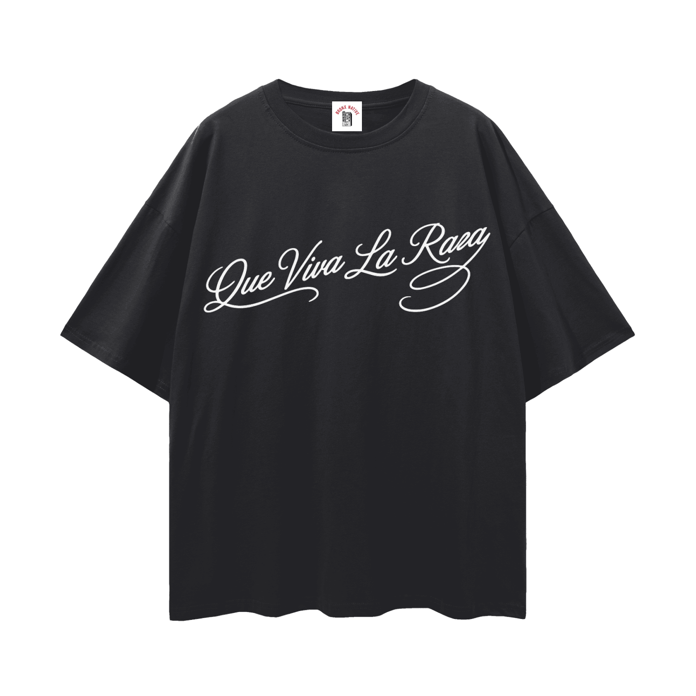 Que Viva la Raza Drop Shoulder Tee | Bronx Native – Bronx Native Shop