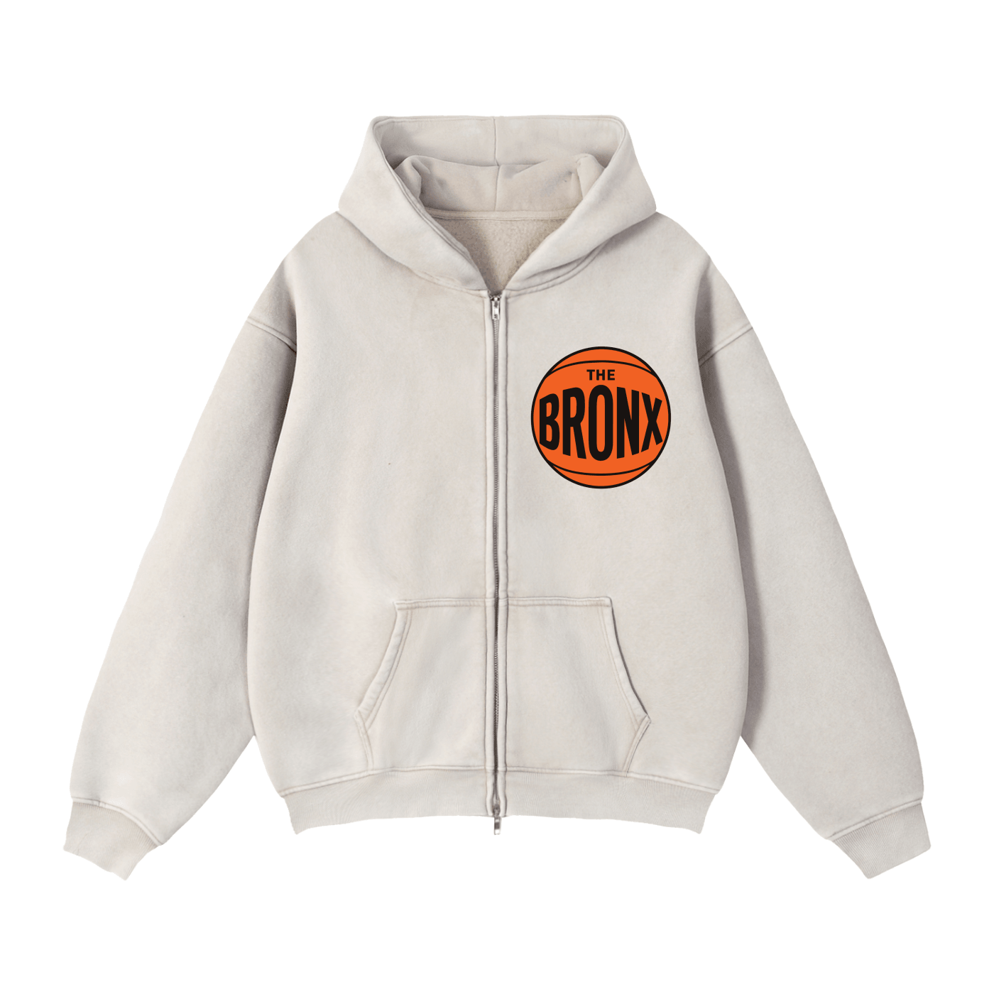 BXN Basketball Lim. Ed. Zip-Through Boxy Fleece Hoodie – Bronx