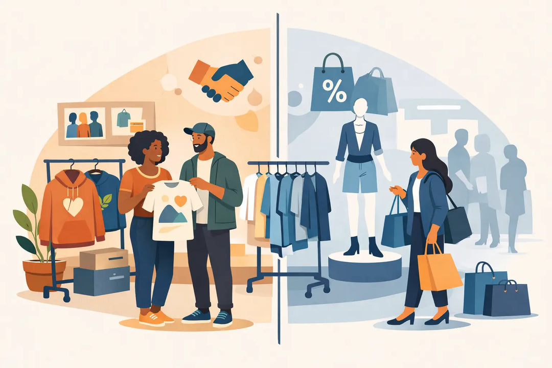 Community Apparel vs Mass Market Fashion