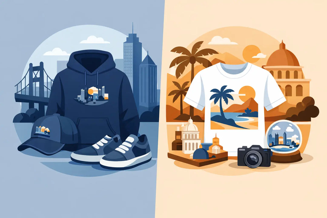 Borough Identity Clothing vs Souvenir Shirts