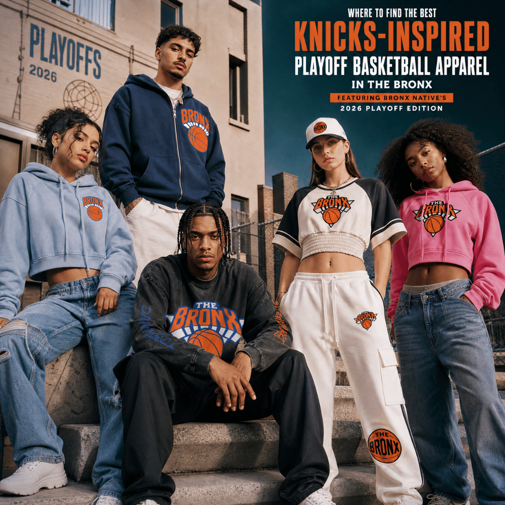 Where to Find the Best Knicks-Inspired Playoff Basketball Apparel in The Bronx: Featuring Bronx Native’s 2026 Playoff Edition