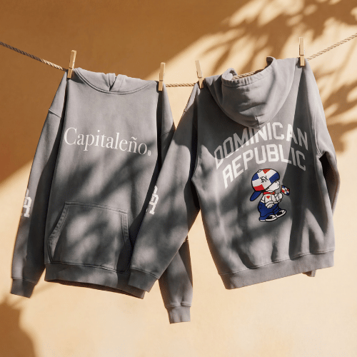 Dominican heritage hoodies styled with Bronx Native Quisqueya apparel