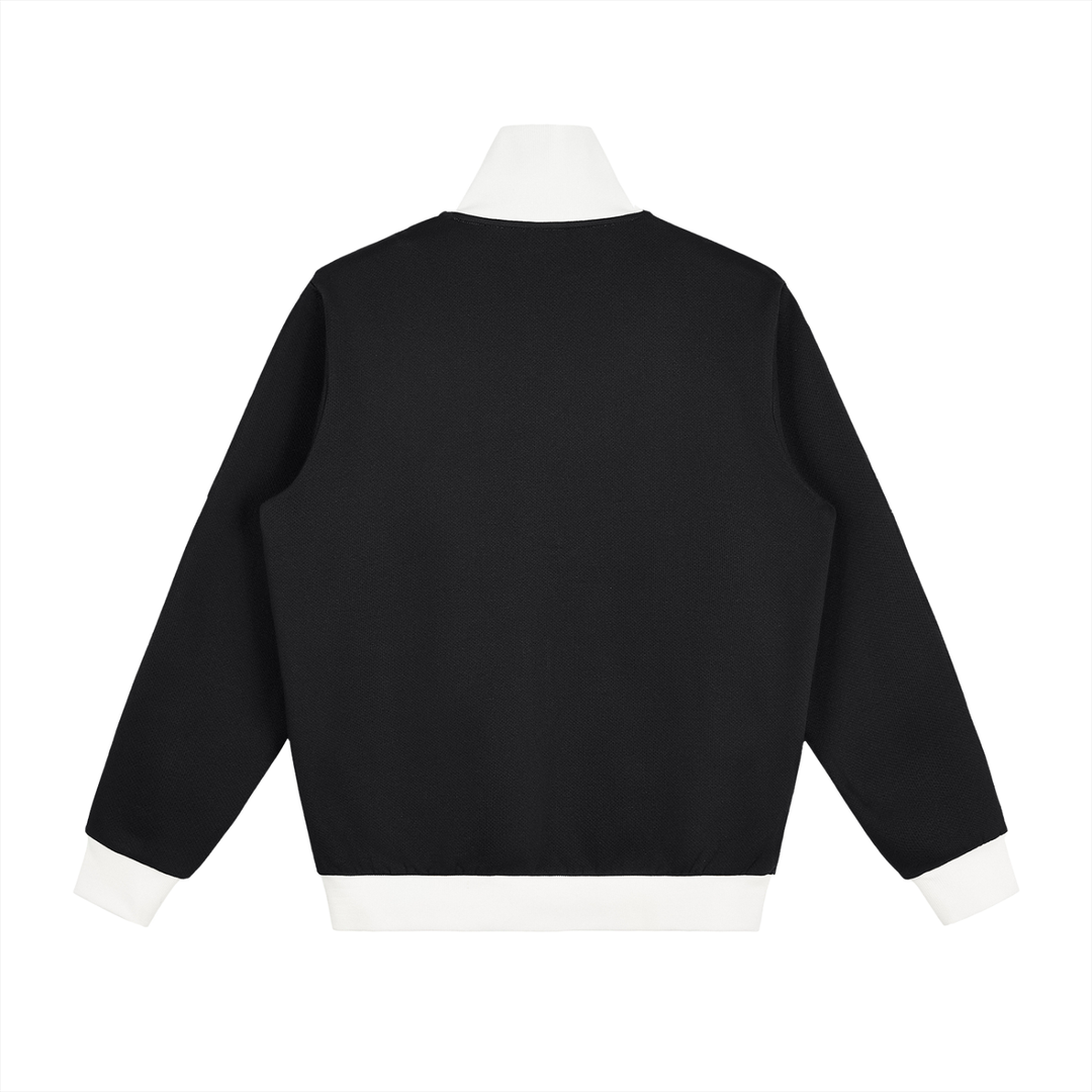 Quarter Waters Contrast Side Stripe Fleece Track Jacket