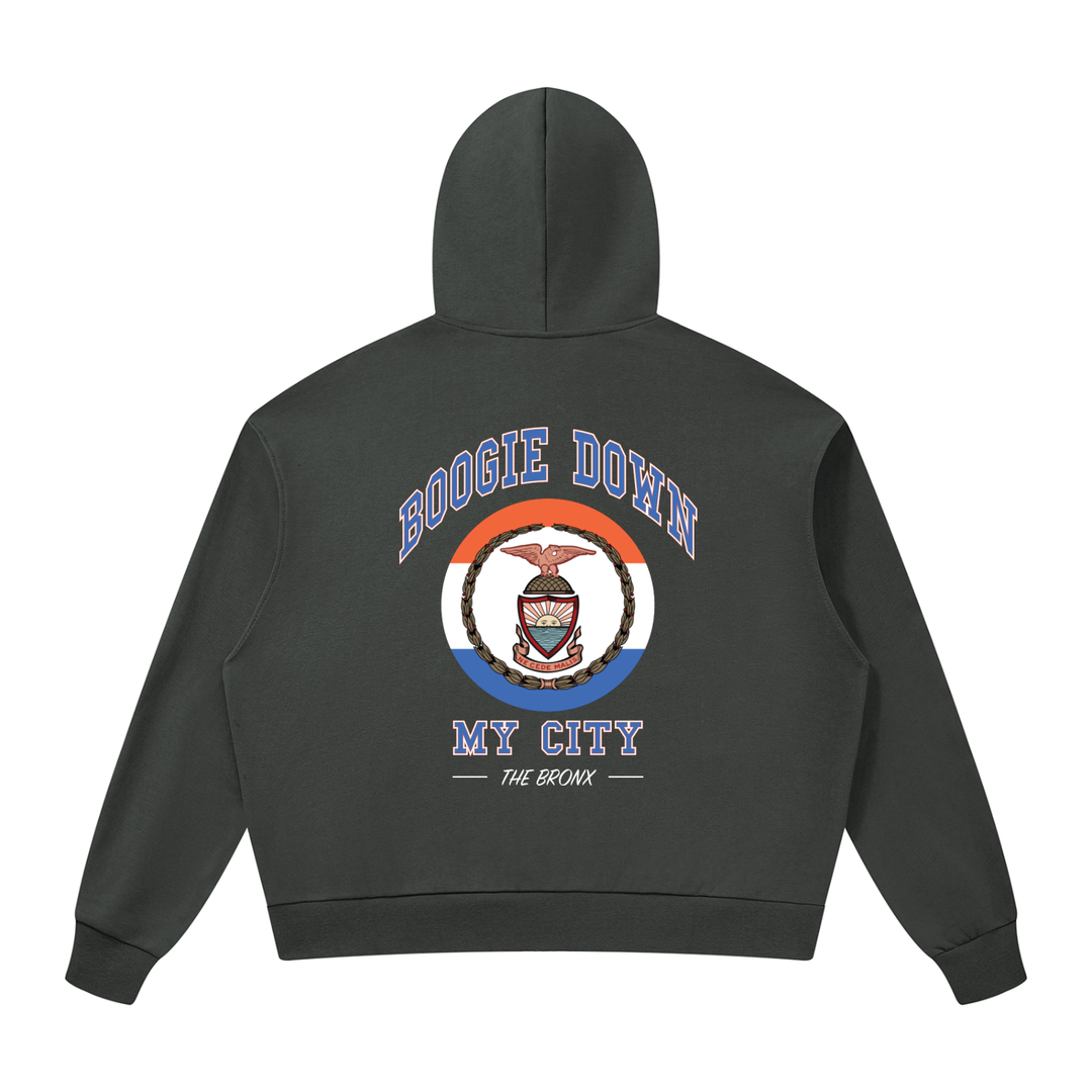 Bronx Summer Drop Shoulder Full-Zip Hoodie by Bronx Native — Summer Collection product image