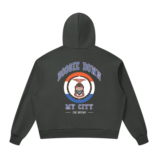 Bronx Summer Drop Shoulder Full-Zip Hoodie by Bronx Native — Summer Collection product image