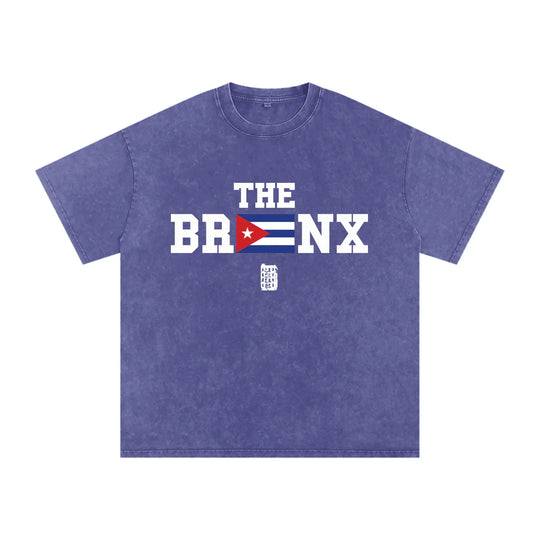 The Bronx Snow Washed Oversized Cotton T-Shirt