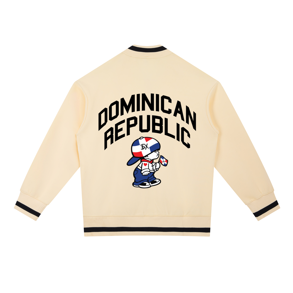 DR Independence Contrast Piping Zip Bomber Jacket