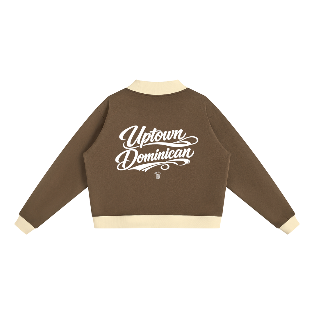 Dominican Republic Women’s Mock Neck Crewneck Sweatshirt