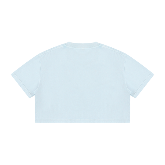 BX x BK 30th Anniversary Mineral Wash Crop Tee by Bronx Native — BX x BK 30th Anniversary Stadium Series product image