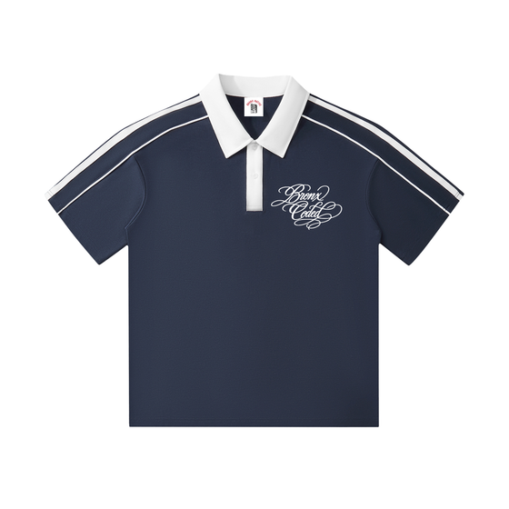 Bronx Coded Contrast Collar Short-Sleeve Polo Shirt