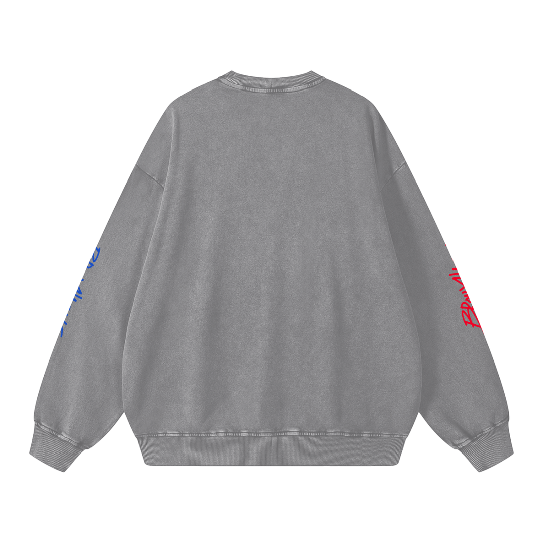 Bronx Coqui PR Edition Snow Washed Oversized Sweatshirt