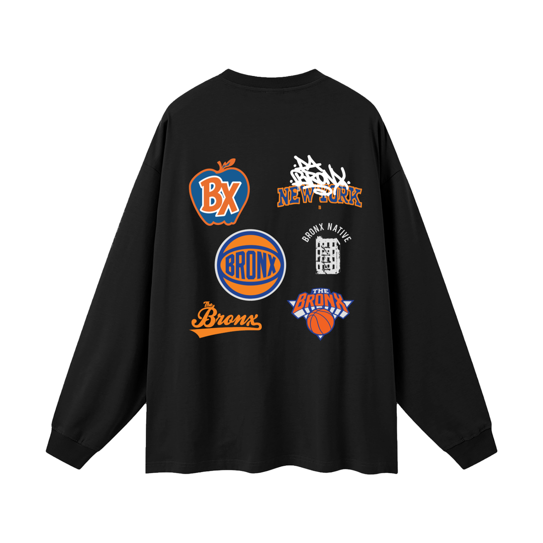 Bronx Basketball 2026 Finals Collection Oversized Unisex Long Sleeve T-Shirt