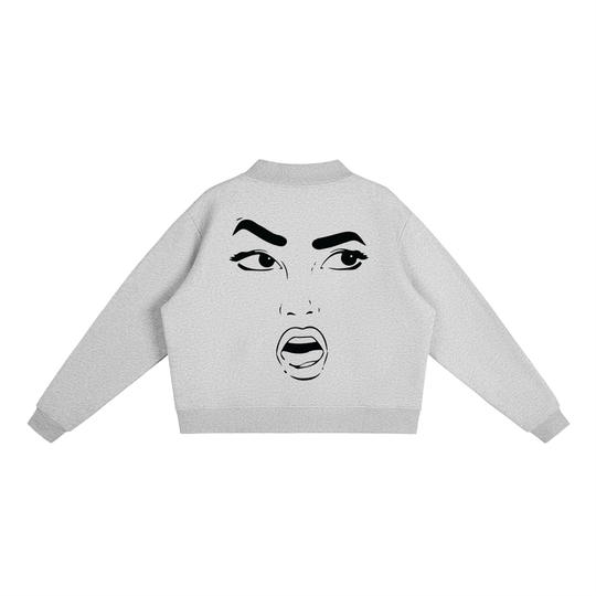Regular Shmegular Essential Fleece Mock-Neck Crew Sweatshirt