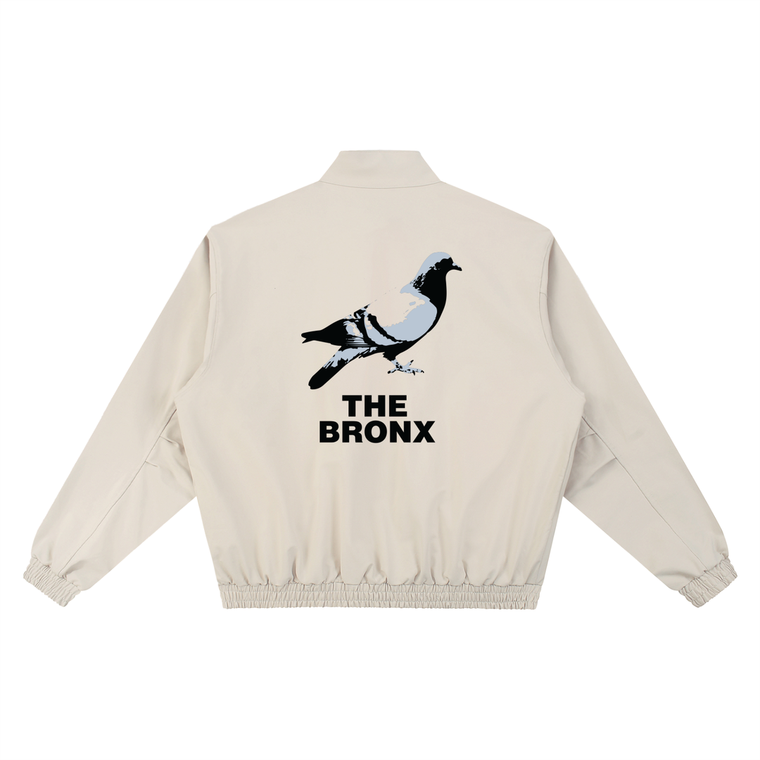 Bronx Pidgeon Stand Collar Bomber Jacket