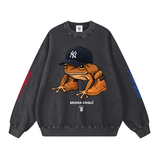 Bronx Coqui PR Edition Snow Washed Oversized Sweatshirt