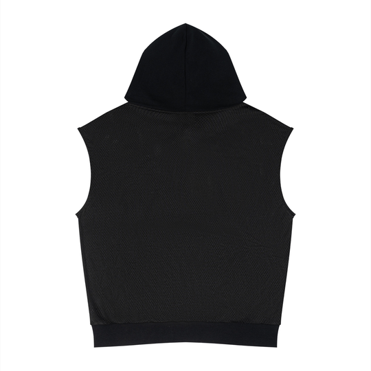 Bronx Summer Panel Mesh Sleeveless Hoodie by Bronx Native — Summer Collection product image