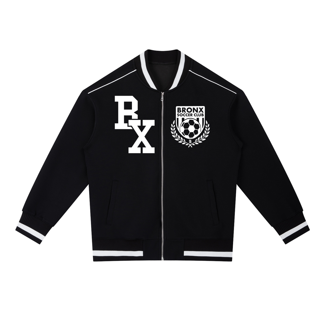 Bronx Soccer Club Contrast Piping Zip Bomber Jacket product image 1 of 10 by Bronx Native