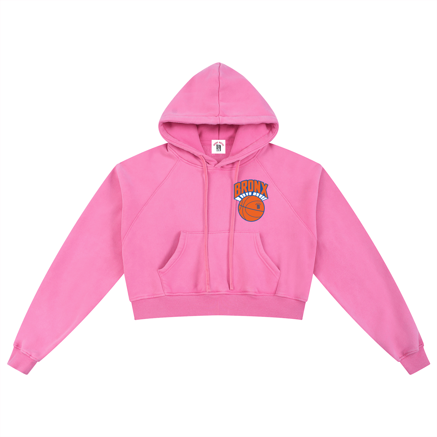 Bronx Basketball 2026 Playoff Edition Women's Snow Washed Cropped