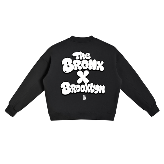 JZ x BX Takeover Fleece Side Slit Crewneck Sweatshirt