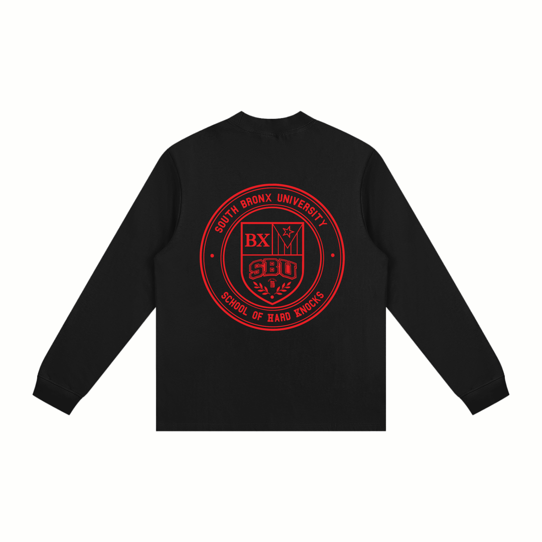 South Bronx University Essential Non-Shrink Mock Neck Sweatshirt by Bronx Native