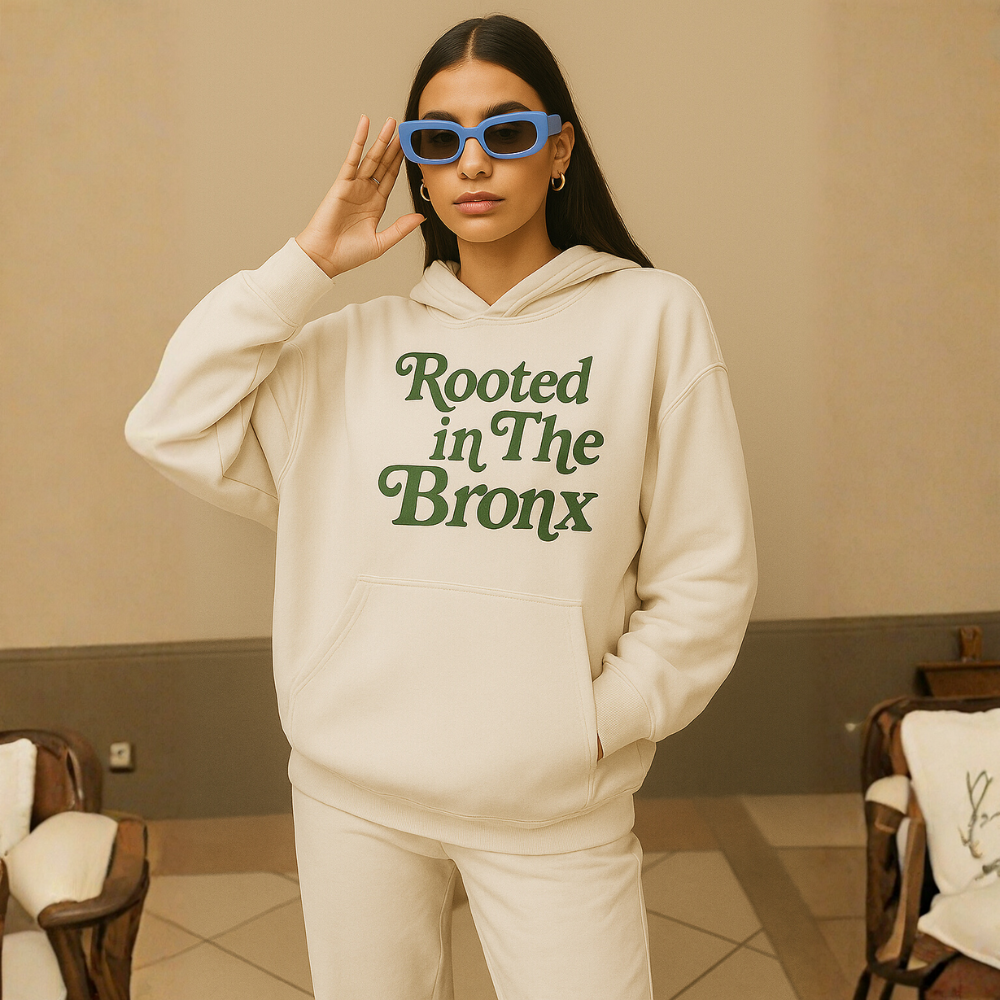 Rooted in The Bronx Crate Unisex Heavyweight Hoodie