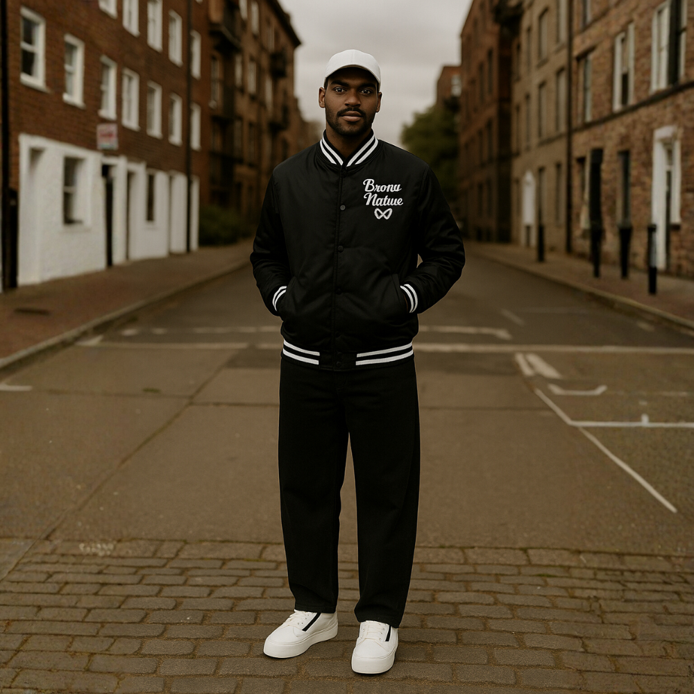 Mens Varsity Bomber Jacket