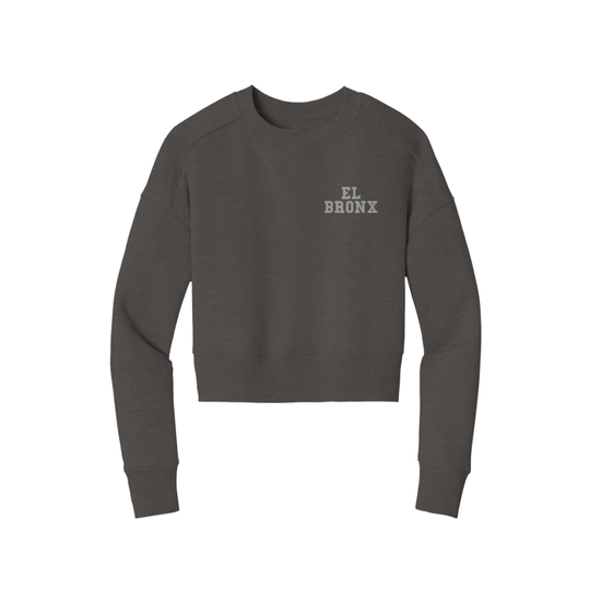EL BRONX Perfect Weight Crop Crew [Embroidered]