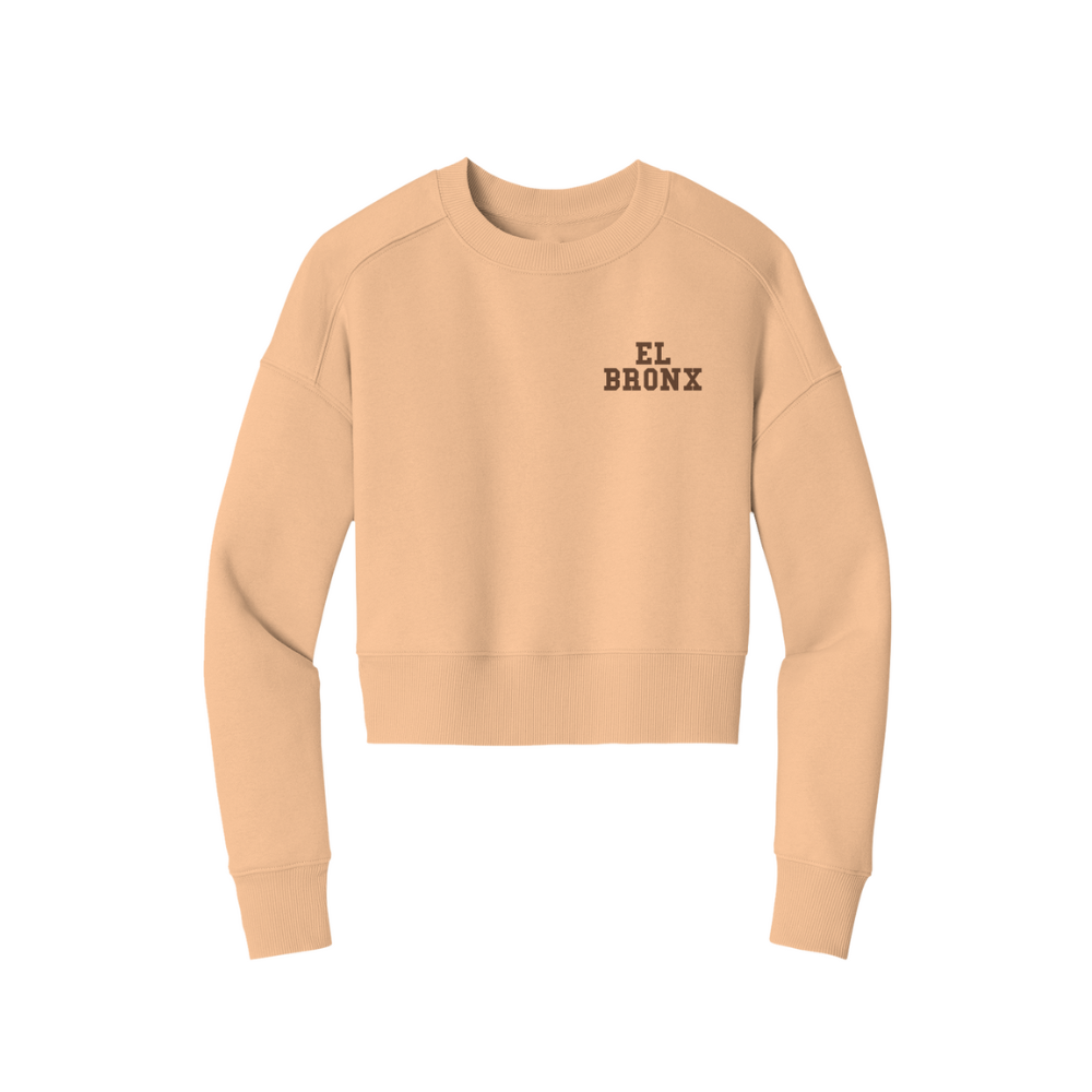 EL BRONX Perfect Weight Crop Crew [Embroidered]