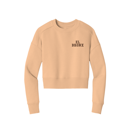 EL BRONX Perfect Weight Crop Crew [Embroidered]