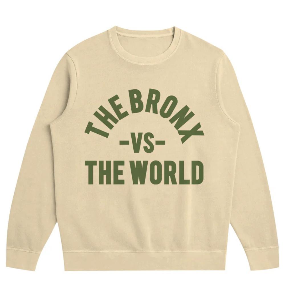 The Bronx vs the World Midweight Organic French Terry Crew