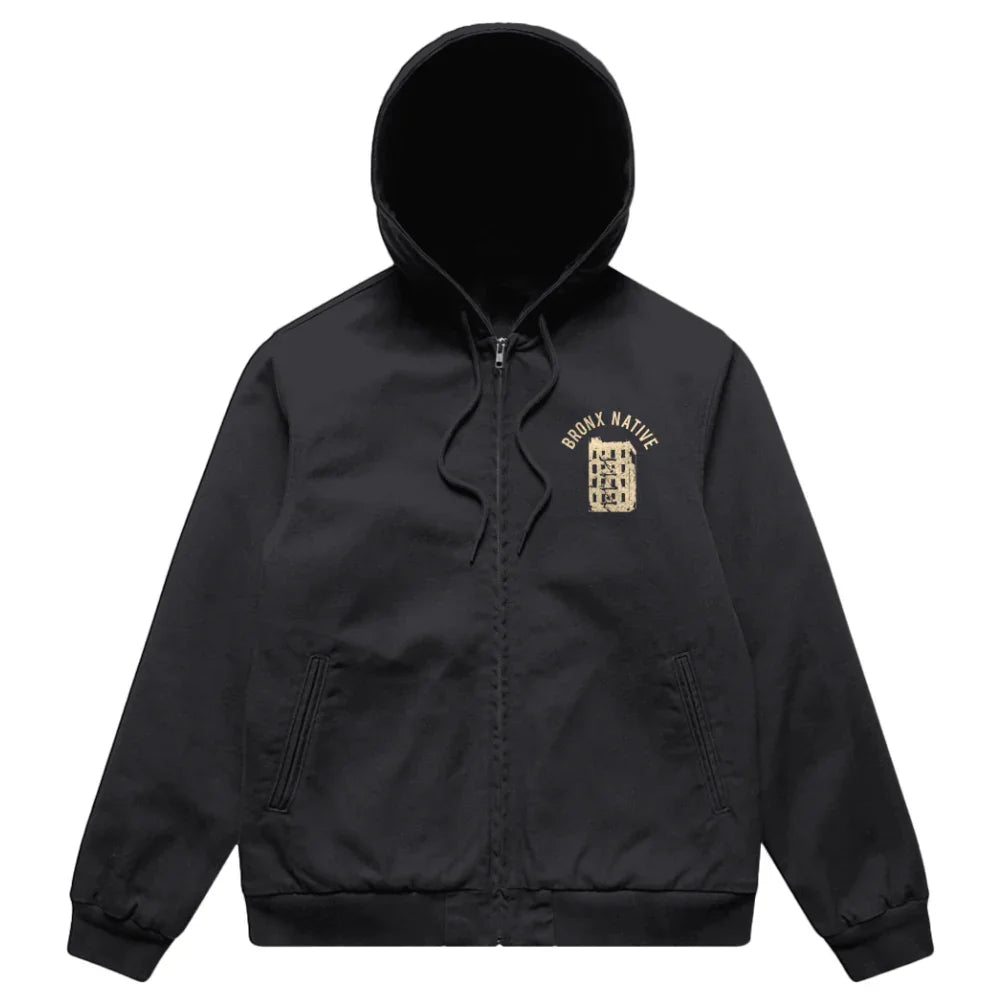 Bronx Native Black Zip-Up Hoodie – Bronx Native Shop