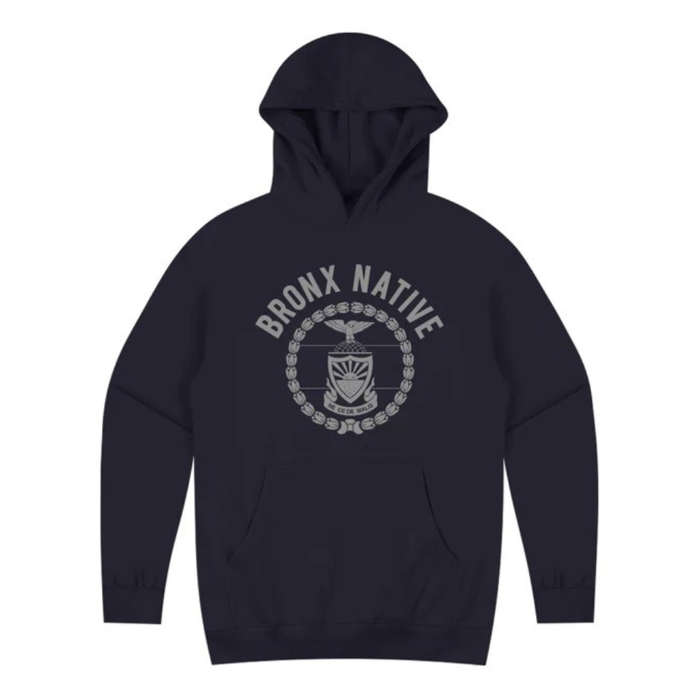 Bronx Native 718 Mens Box Hoodie