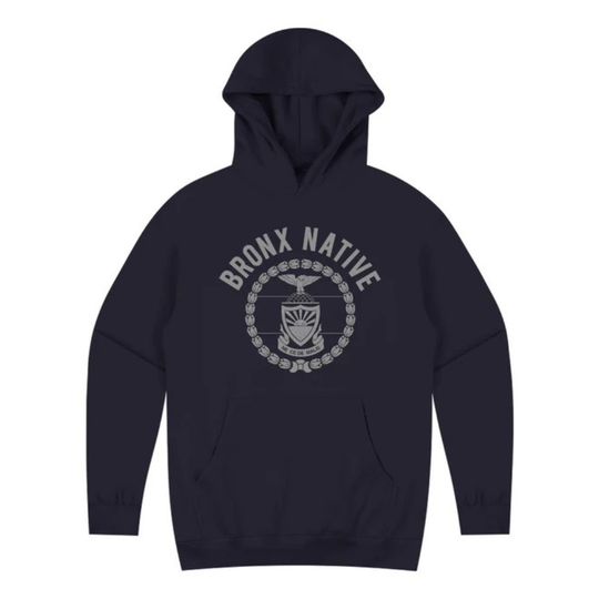 Bronx Native 718 Mens Box Hoodie