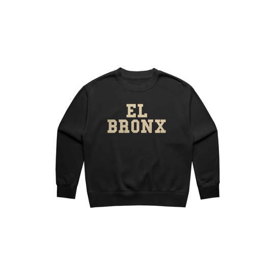 EL BRONX Womens Relax Faded Crew