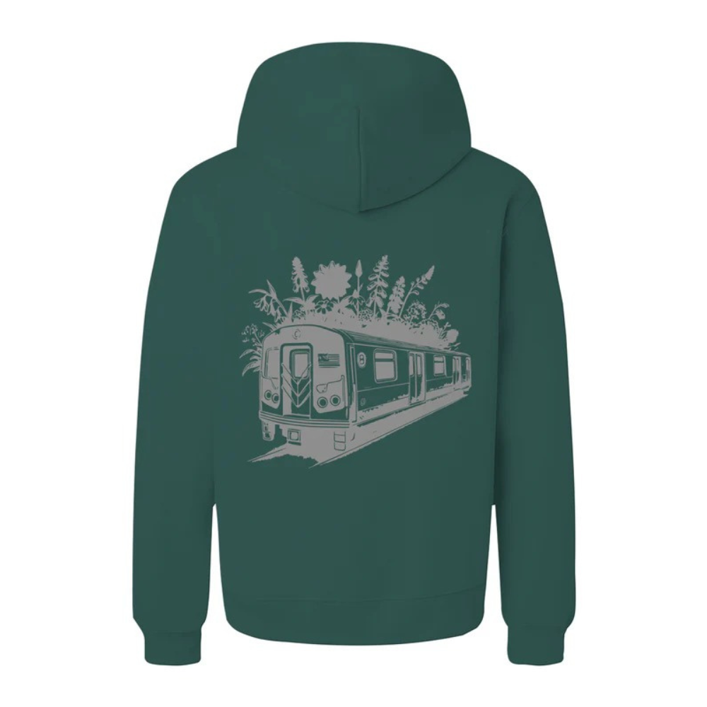 Rooted in The Bronx Subway Unisex Heavyweight Hoodie
