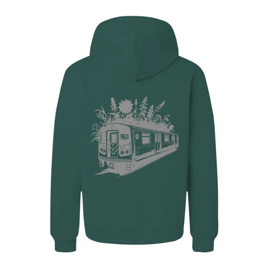 Rooted in The Bronx Subway Unisex Heavyweight Hoodie