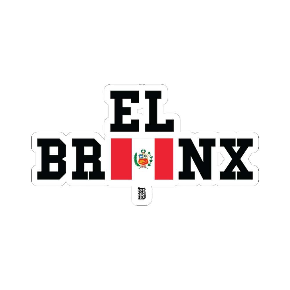 El Bronx Peru Flag Sticker Printify