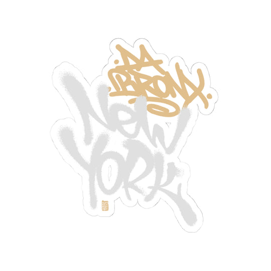 Da Bronx New York (Gold & Silver) Sticker