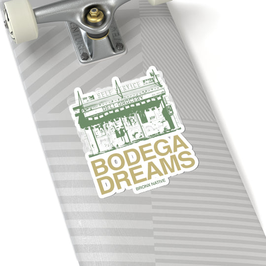 Bodega Dreams Sticker (Green & Gold)