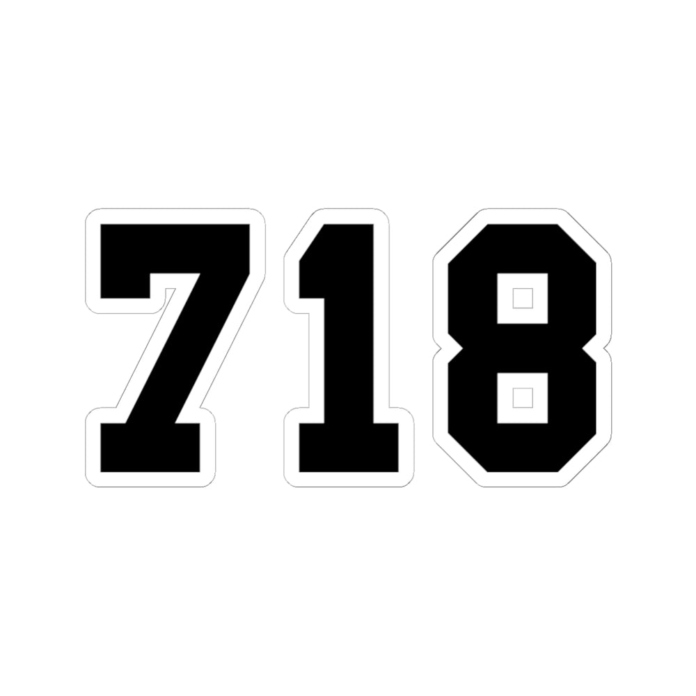 "718" Sticker