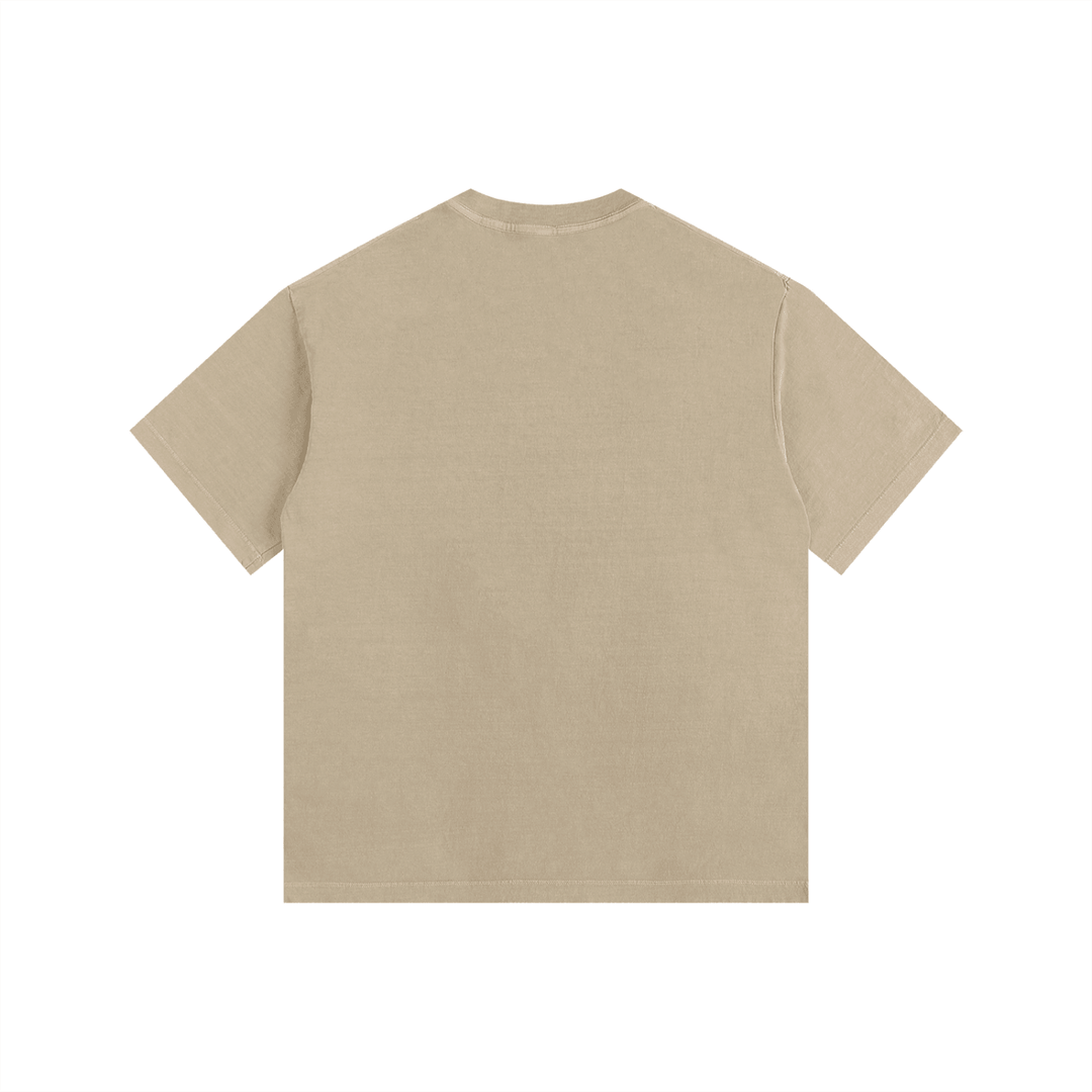 Platano Power Vintage Washed Oversized Cotton T-Shirt