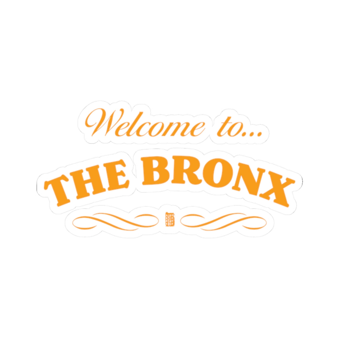 Welcome to the Bronx Sticker (Tangerine)