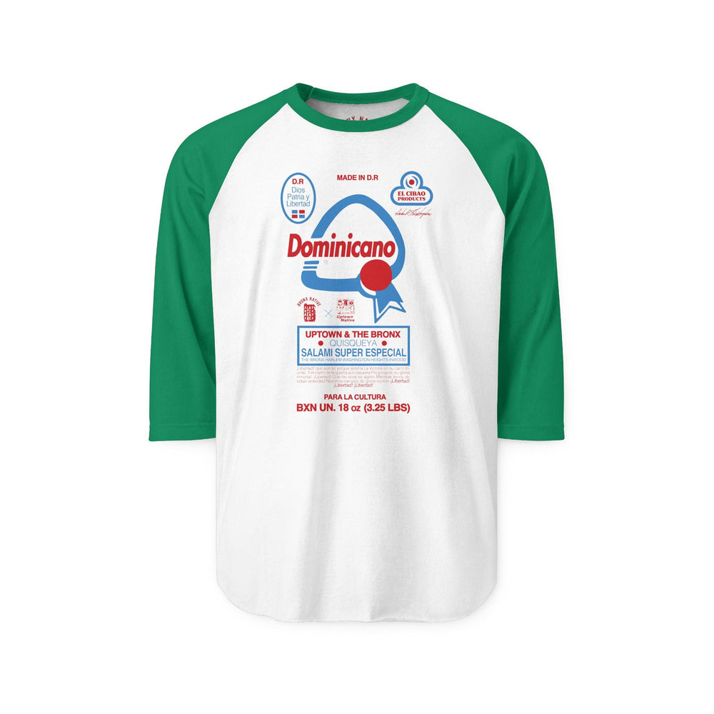 Dominicano Sugar Bronx Native Raglan Shirt Printify