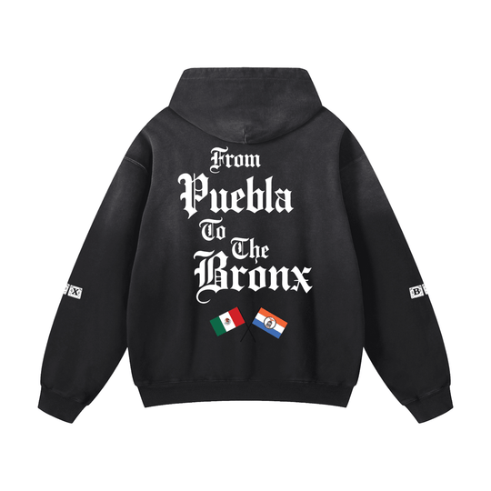 Cinco de Mayo Exclusive Heavyweight Sunfade Oversized Hoodie by Bronx Native