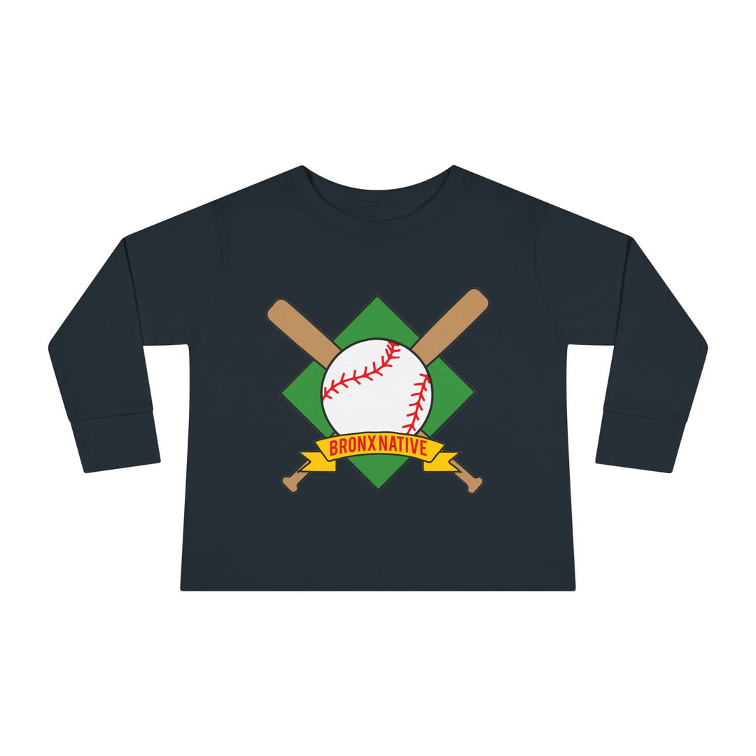 Bronx Native Baseball Toddler Long Sleeve Tee
