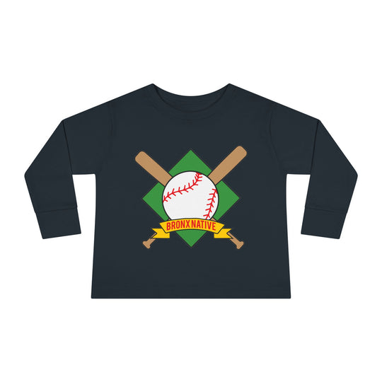 Bronx Native Baseball Toddler Long Sleeve Tee