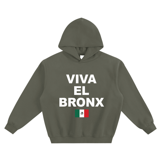 Viva El Bronx Fleeced Boxy Hoodie